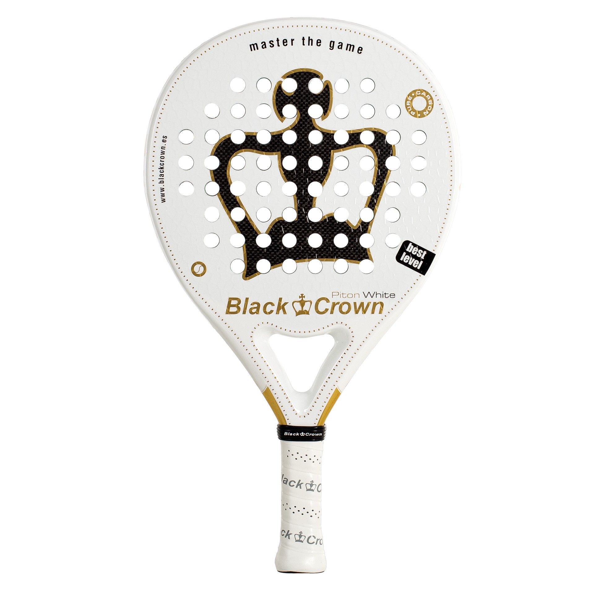 PALA DE PÁDEL BLACK CROWN PITON WHITE