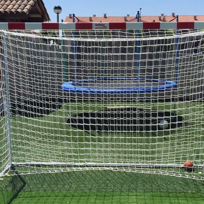 JUEGO CORTINAS AMORTIGUADORAS FÚTBOL SALA/BALONMANO 3MM LINEA PREMIUM BLANCO