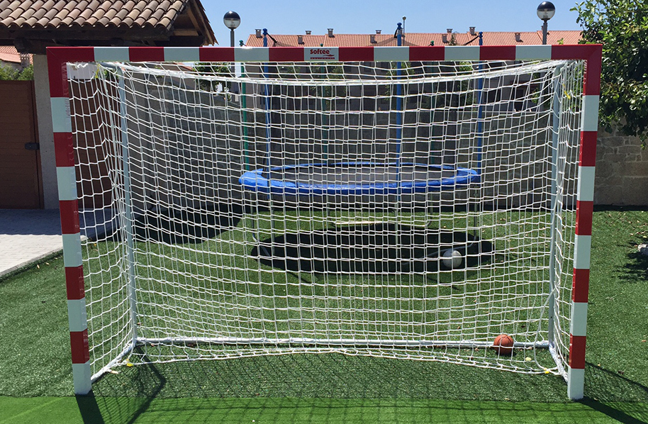 JUEGO CORTINAS AMORTIGUADORAS FÚTBOL SALA/BALONMANO 3MM LINEA PREMIUM BLANCO