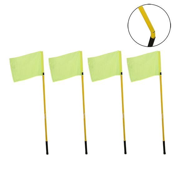 juego de 4 banderines córner flexible JUEGO DE 4 BANDERINES CÓRNER FLEXIBLE