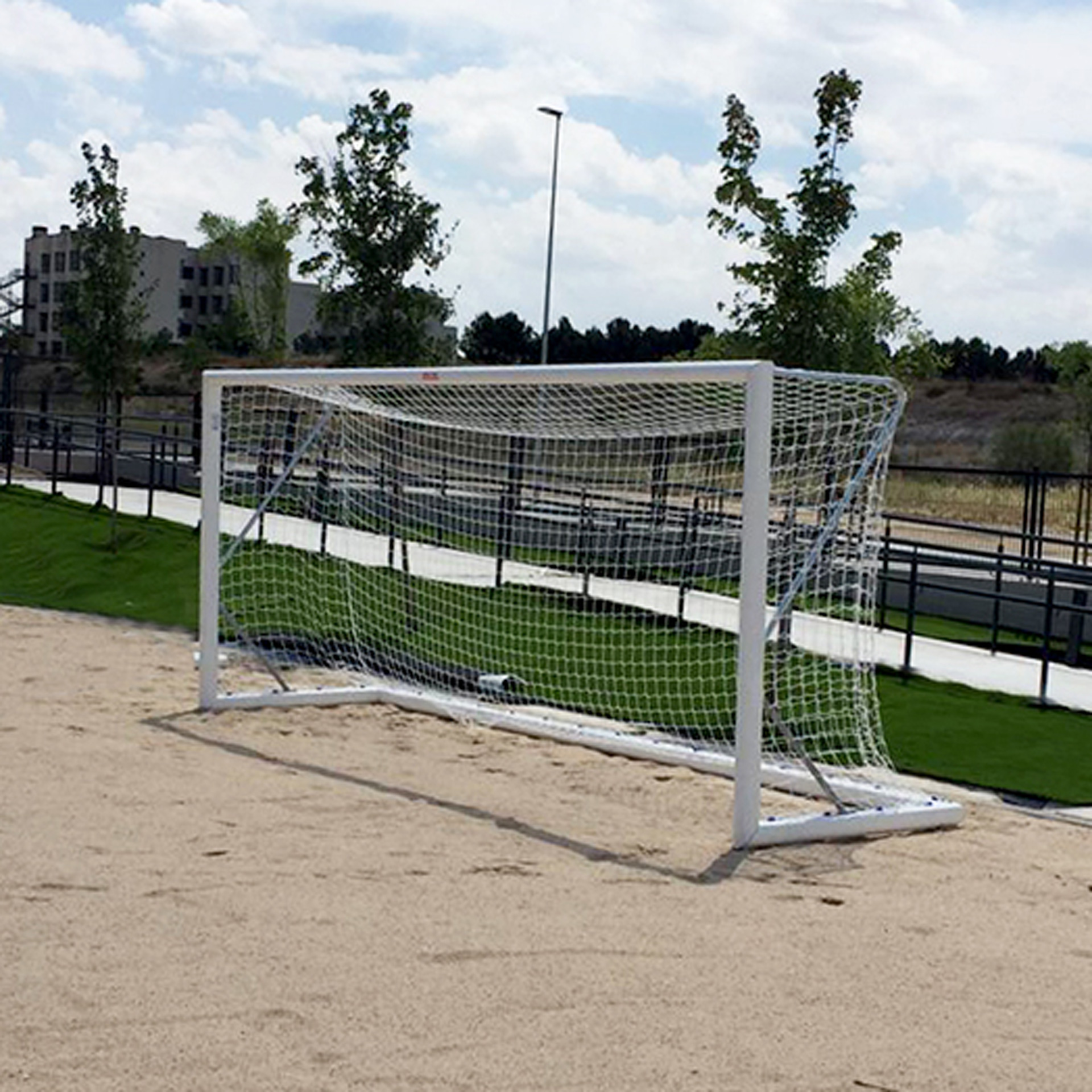 juego porterías aluminio fútbol playa 90mm trasladables JUEGO PORTERÍAS ALUMINIO FÚTBOL PLAYA 90MM TRASLADABLES