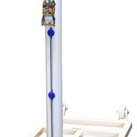 JUEGO POSTES TENIS TRASLADABLES ALUMINIO Ø 90MM