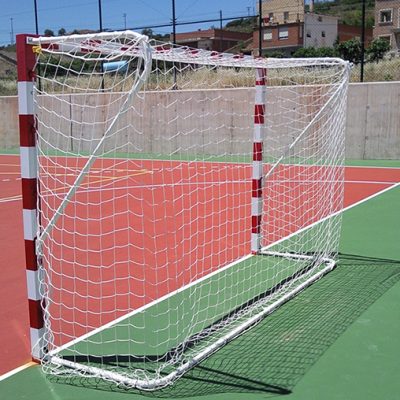 JUEGO DE 2 REDES DE FÚTBOL SALA/BALONMANO 3MM LINEA PREMIUM