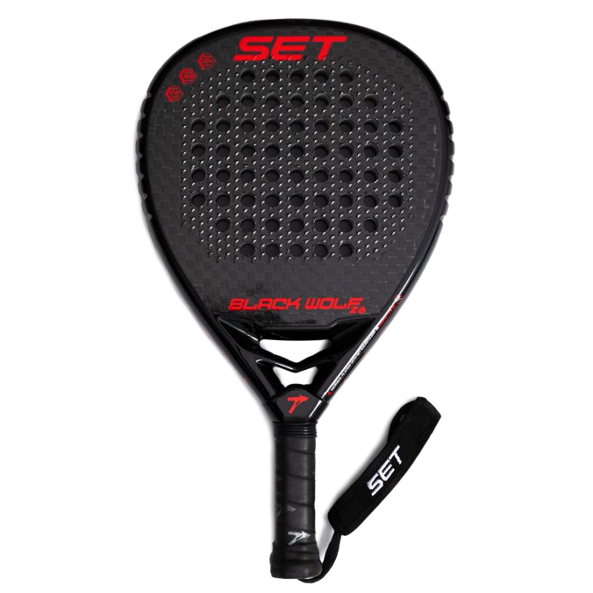 pala de pádel set black wolf PALA DE PÁDEL SET BLACK WOLF
