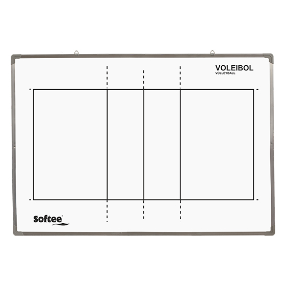 PIZARRA MAGNÉTICA CERCO DE ALUMINIO 60X90 CM VOLEIBOL