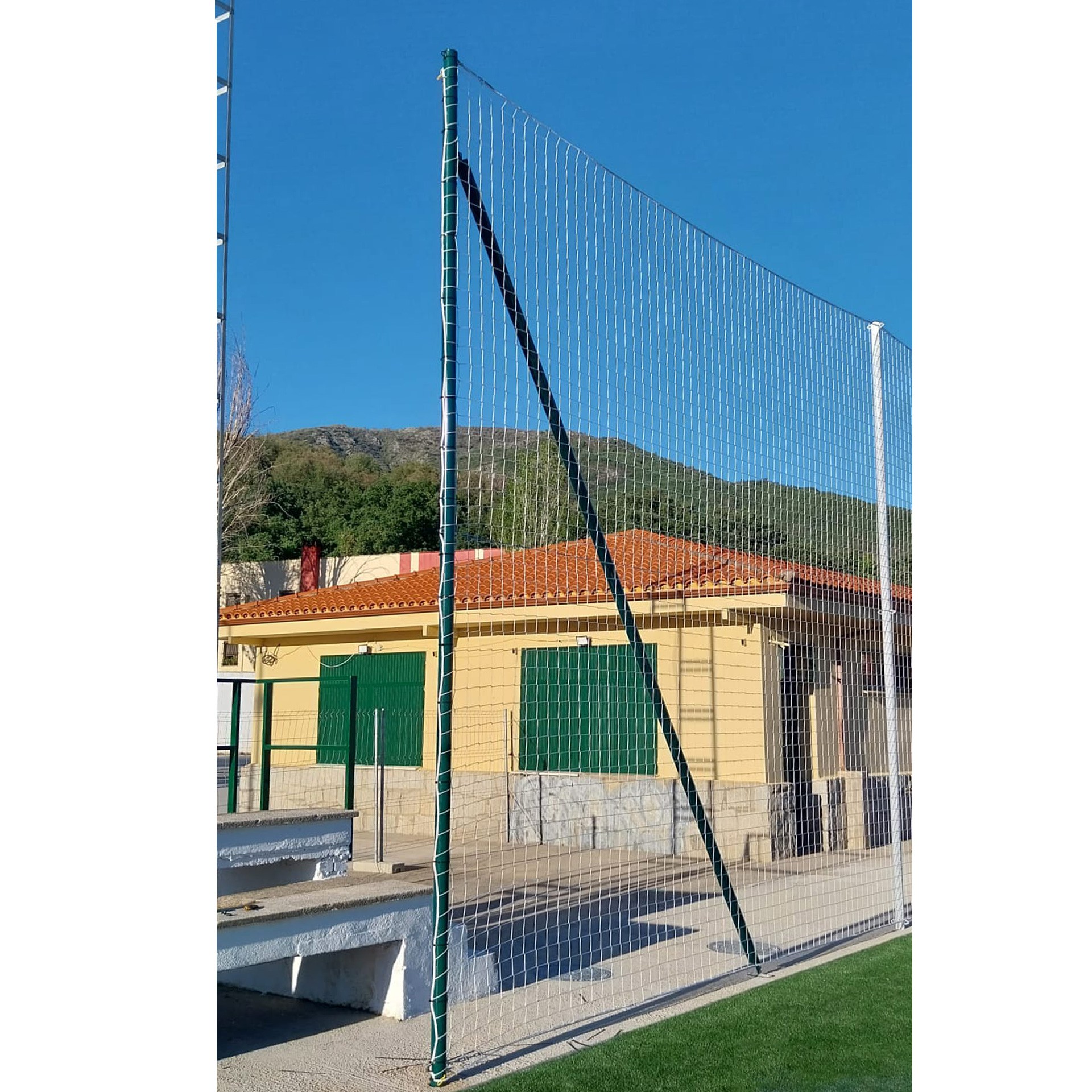 POSTE REFUERZO METÁLICO PARA RED PROTECCIÓN SIN BOTES