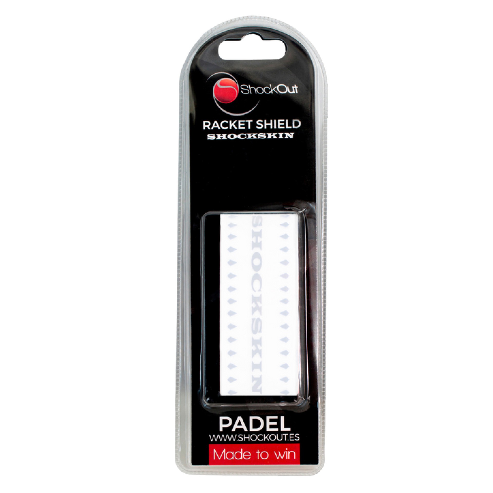 protector de pala de pádel shockout shockskin transparente PROTECTOR DE PALA DE PÁDEL SHOCKOUT SHOCKSKIN TRANSPARENTE
