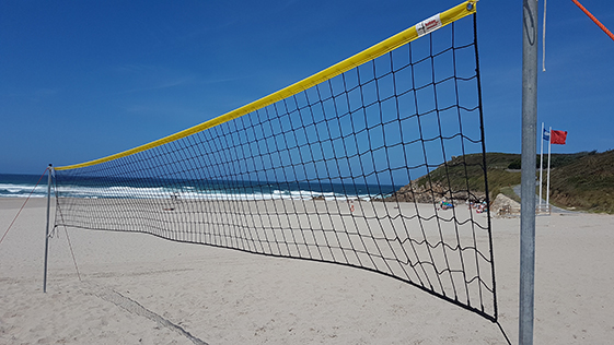 red voley playa 3 mm linea premium con cinta amarilla RED DE VOLEY PLAYA 3MM LINEA PREMIUM CON CINTA AMARILLA
