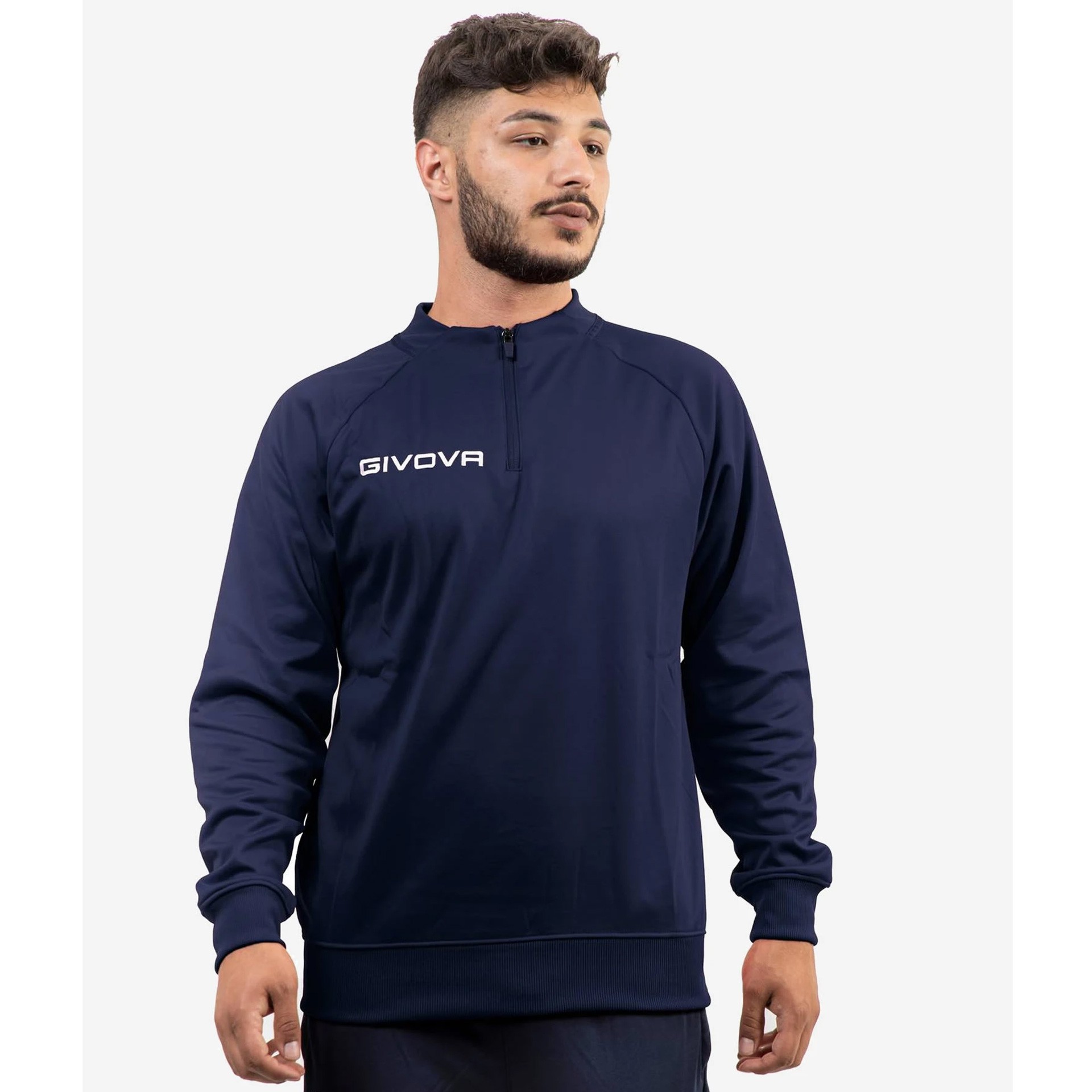 sudadera givova tecnica 500 media cremallera SUDADERA GIVOVA TECNICA 500 MEDIA CREMALLERA