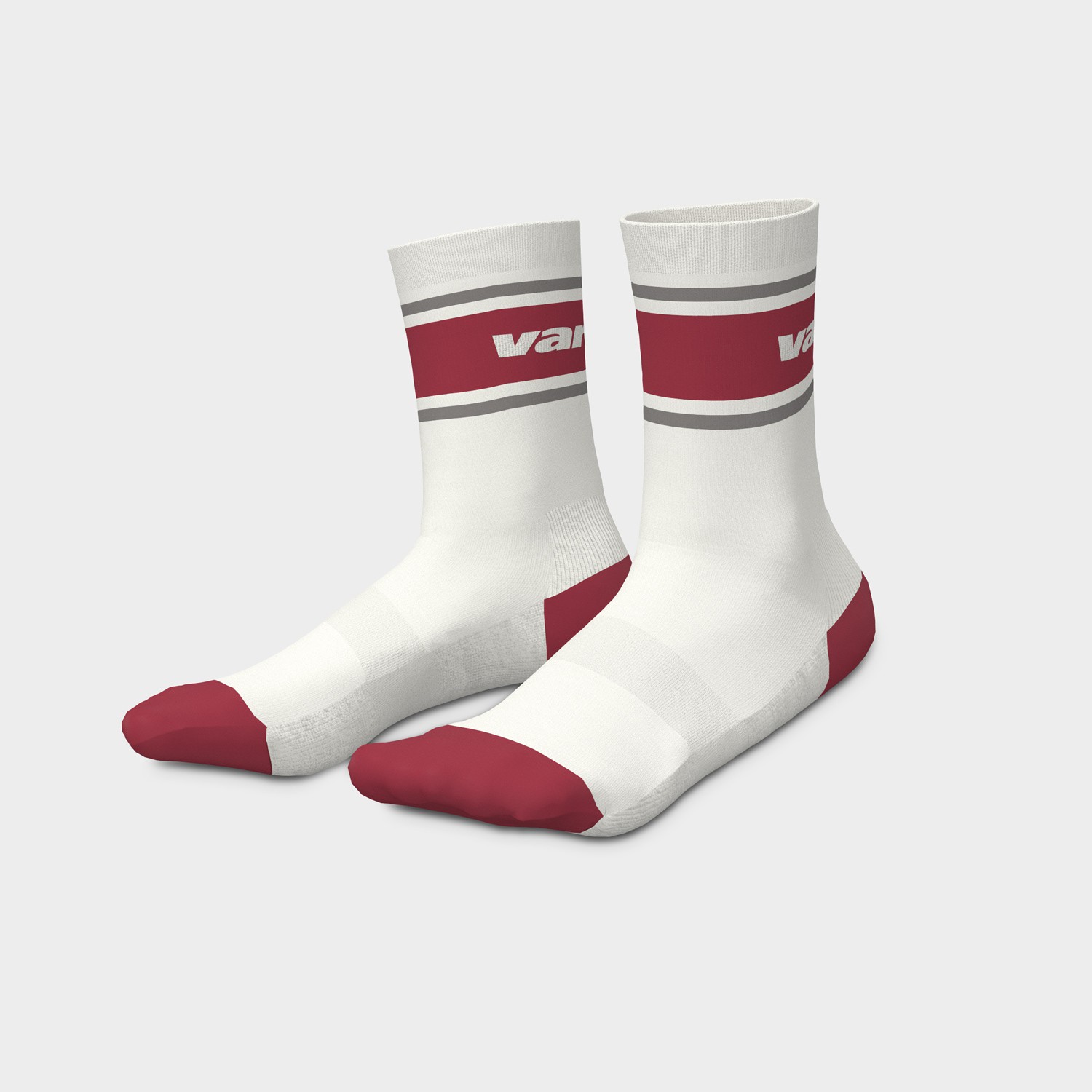 calcetines varlion pro original men blanco rojo CALCETINES VARLION PRO ORIGINAL MEN