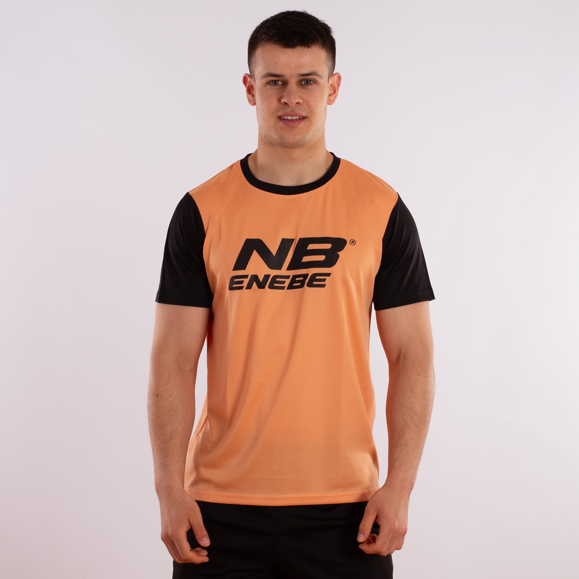 camiseta enebe hombre zircon naranja negro CAMISETA ENEBE HOMBRE ZIRCON