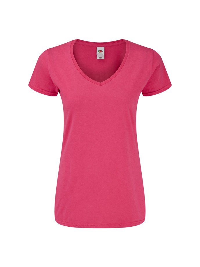 CAMISETA FRUIT OF THE LOOM LADIES ICONIC 150 V-NECK T
