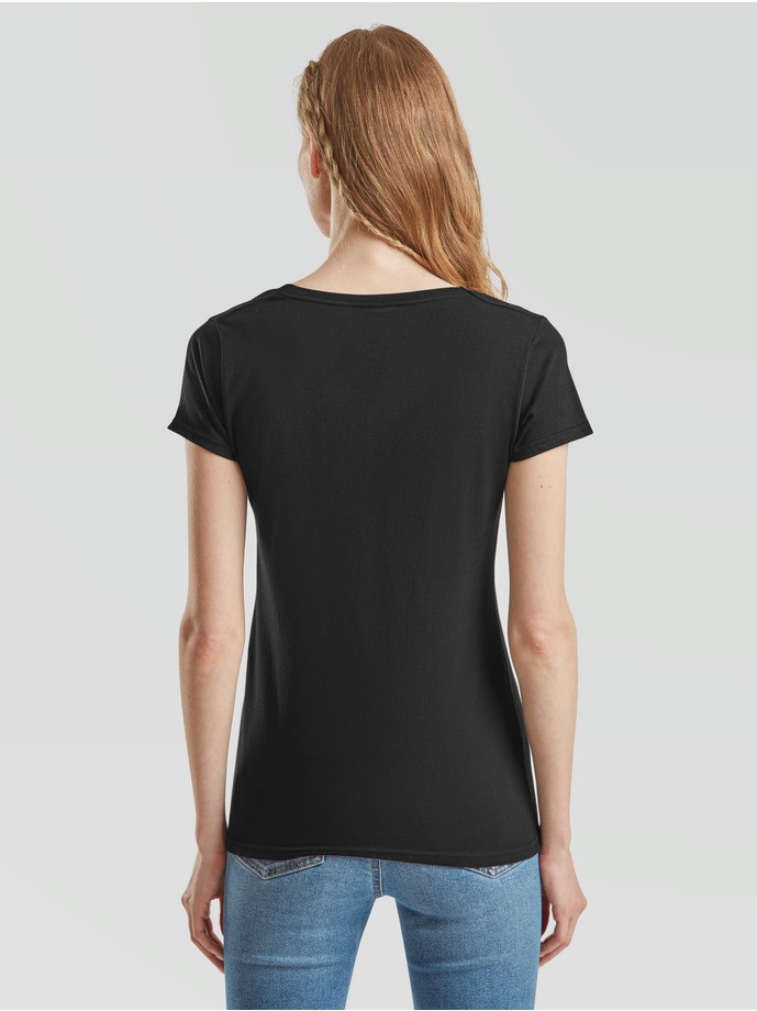 CAMISETA FRUIT OF THE LOOM LADIES ICONIC 150 V-NECK T