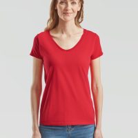 CAMISETA FRUIT OF THE LOOM LADIES ICONIC 150 V-NECK T