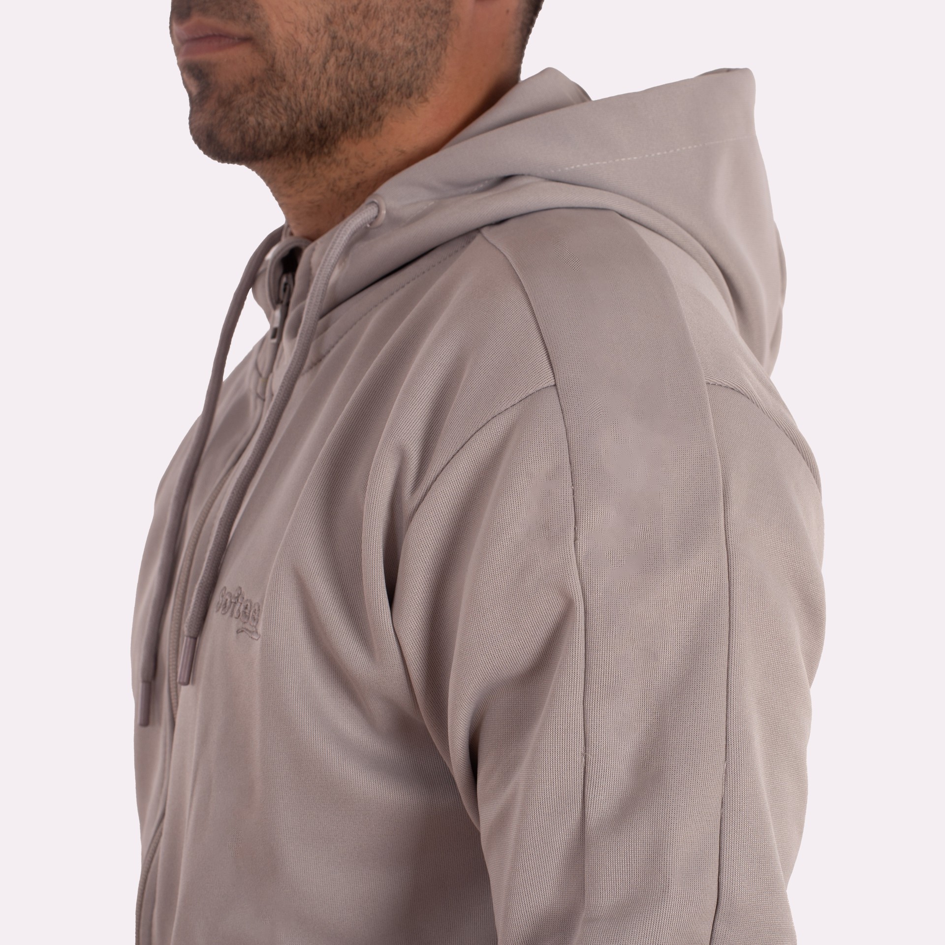 chaqueta cremallera softee elegant adulto gris 3 CHAQUETA CREMALLERA SOFTEE ELEGANT ADULTO