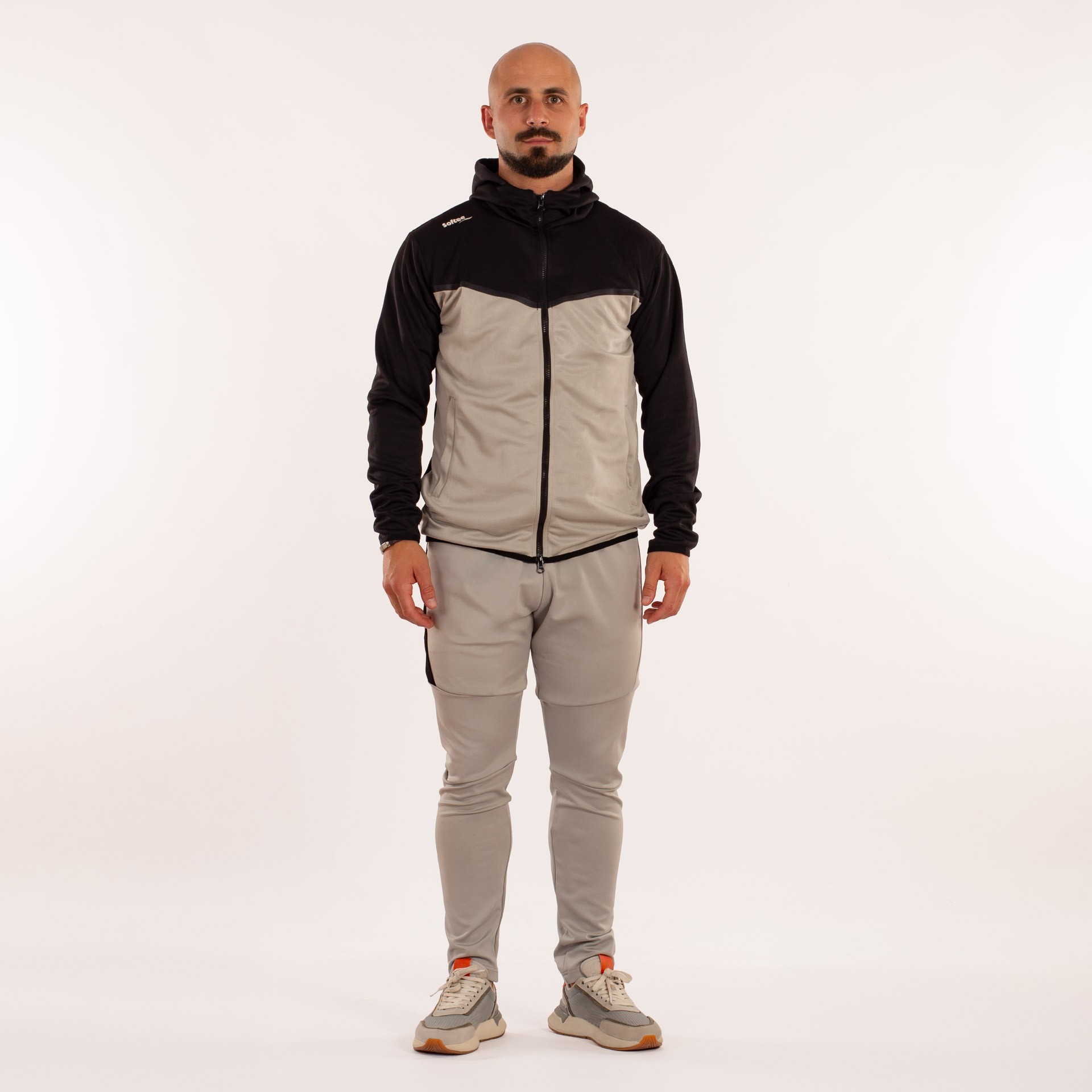 chándal softee connect negro gris 13 CHÁNDAL SOFTEE CONNECT