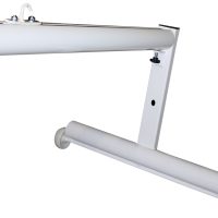 JUEGO DE 2 POSTES BÁDMINTON ALUMINIO DELUXE TUBO 90MM