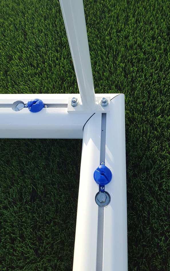 juego porterías aluminio fútbol 11 120x100 mm trasladables 2 JUEGO PORTERÍAS ALUMINIO FÚTBOL 11 120X100 MM TRASLADABLES