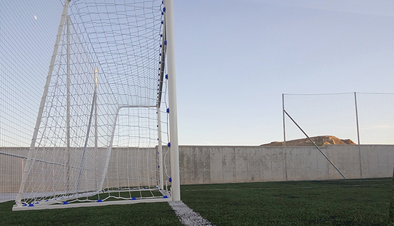 juego porterías fútbol 11 metálicas trasladables tubo 100 mm reglamentarias 1 JUEGO PORTERÍAS FÚTBOL 11 METÁLICAS TRASLADABLES TUBO 100 MM REGLAMENTARIAS