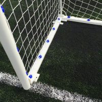 juego porterías fútbol 11 metálicas trasladables tubo 100 mm reglamentarias 2 JUEGO PORTERÍAS FÚTBOL 11 METÁLICAS TRASLADABLES TUBO 100 MM REGLAMENTARIAS