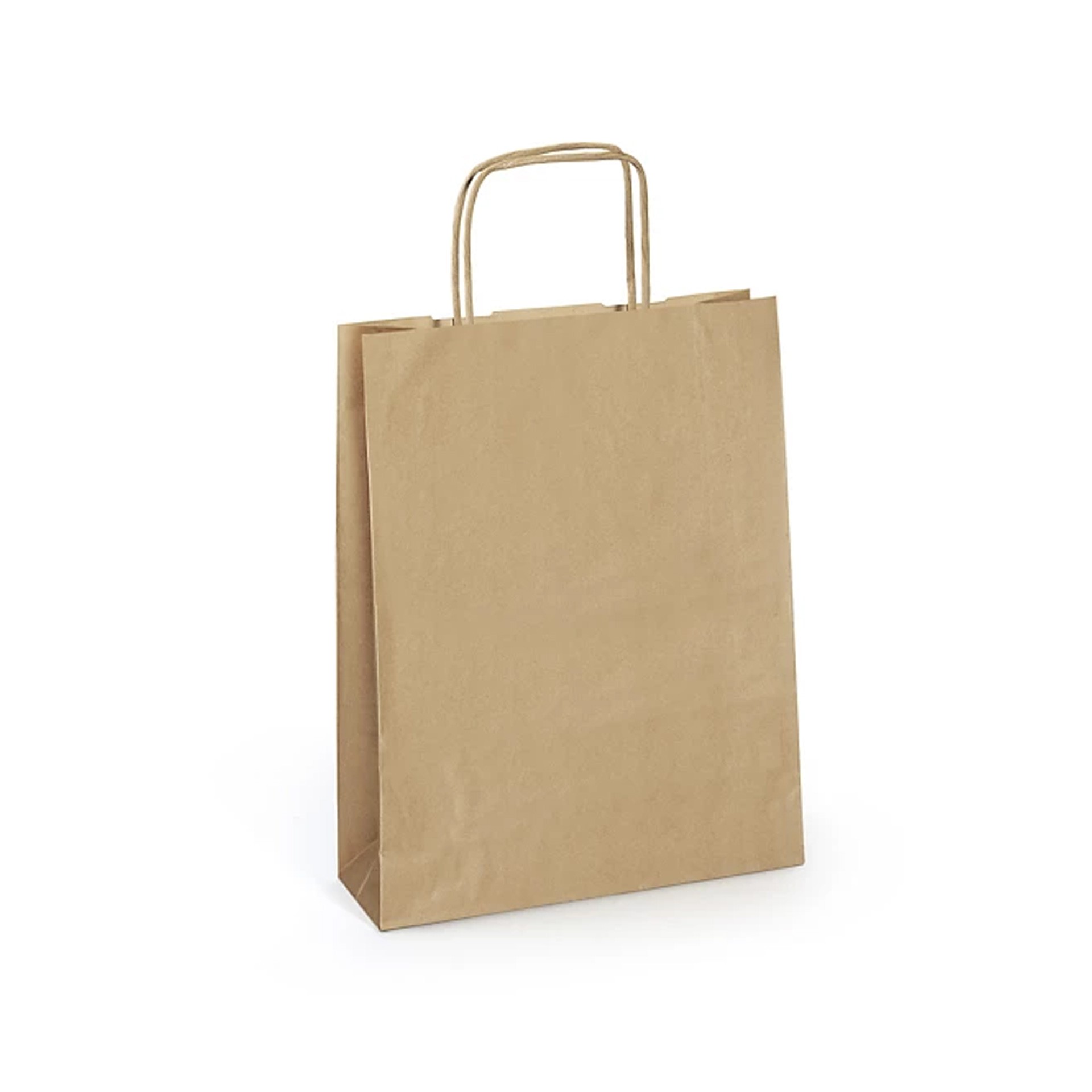 pack 50 bolsas papel reciclado maya marrón 25x31x11 cm PACK 50 BOLSAS PAPEL RECICLADO MAYA
