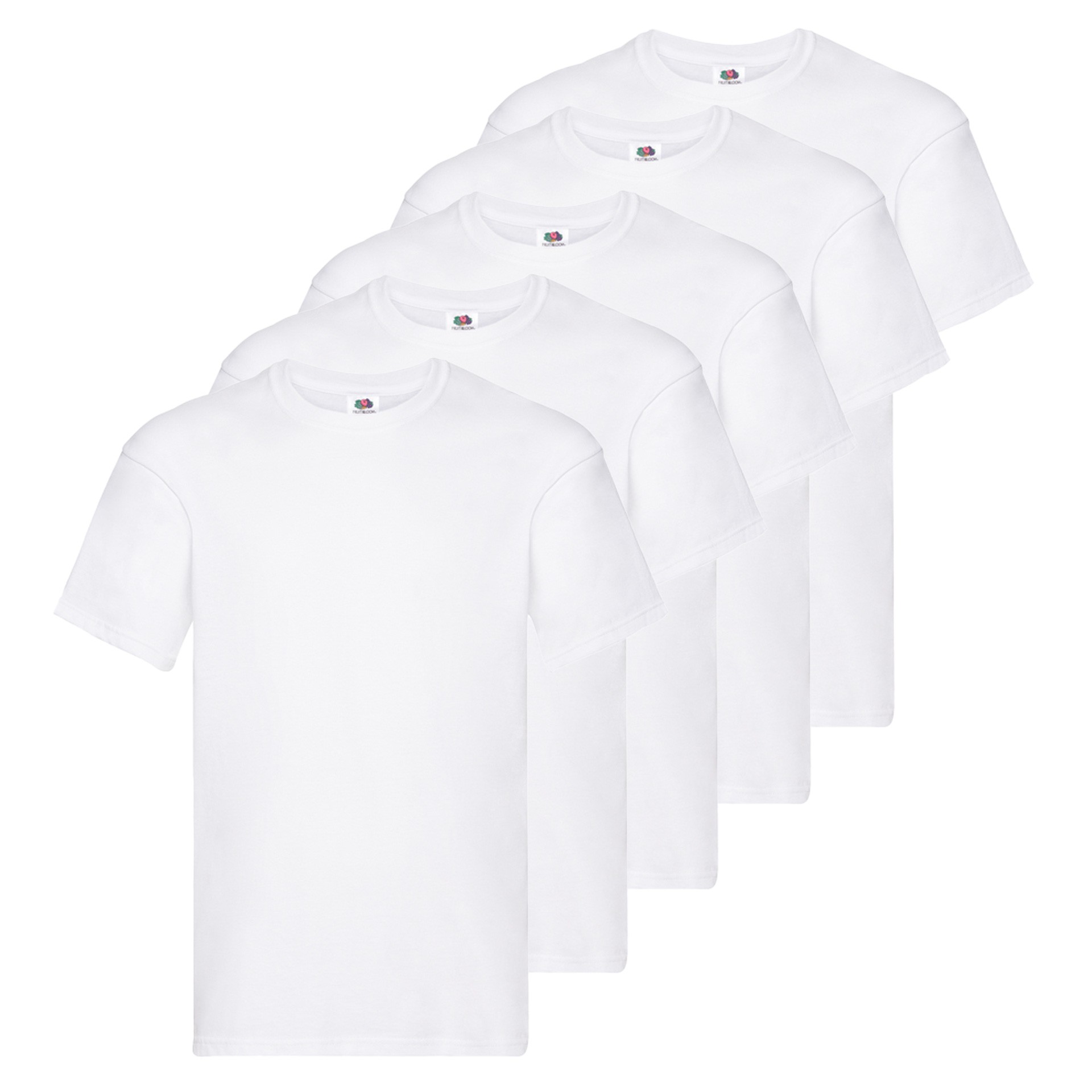 PACK DE 5 CAMISETAS FRUIT OF THE LOOM ORIGINAL T