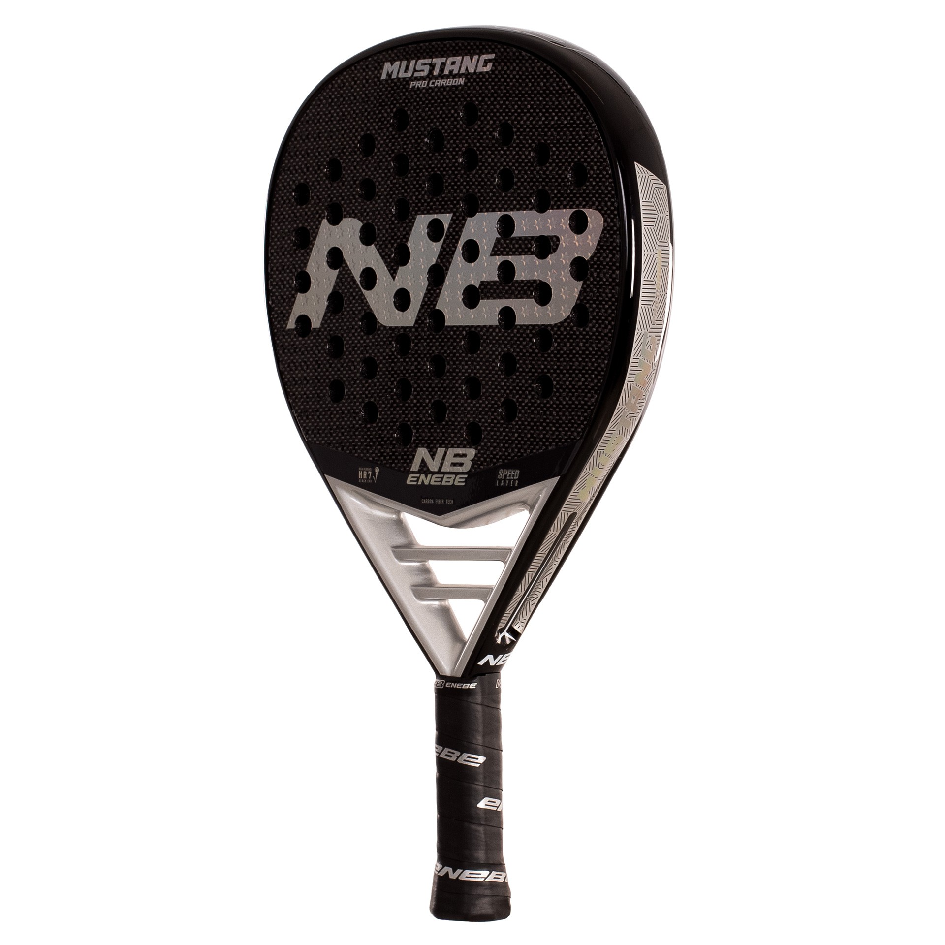 pala de pádel enebe mustang silver 3k 2 PALA DE PÁDEL ENEBE MUSTANG SILVER 3K