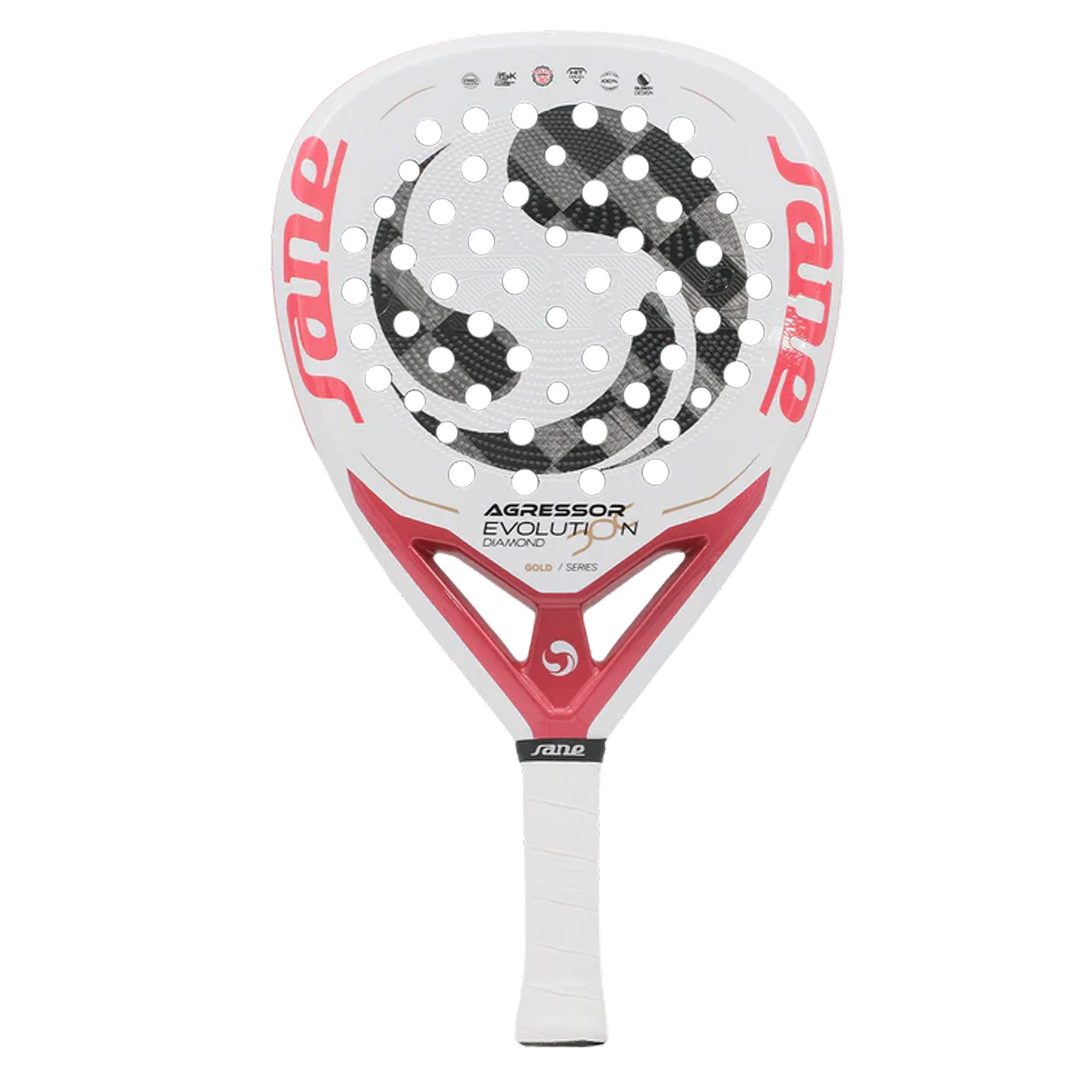 pala de pádel sane agressor evolution diamond gold 1 PALA DE PÁDEL SANE AGRESSOR EVOLUTION DIAMOND GOLD