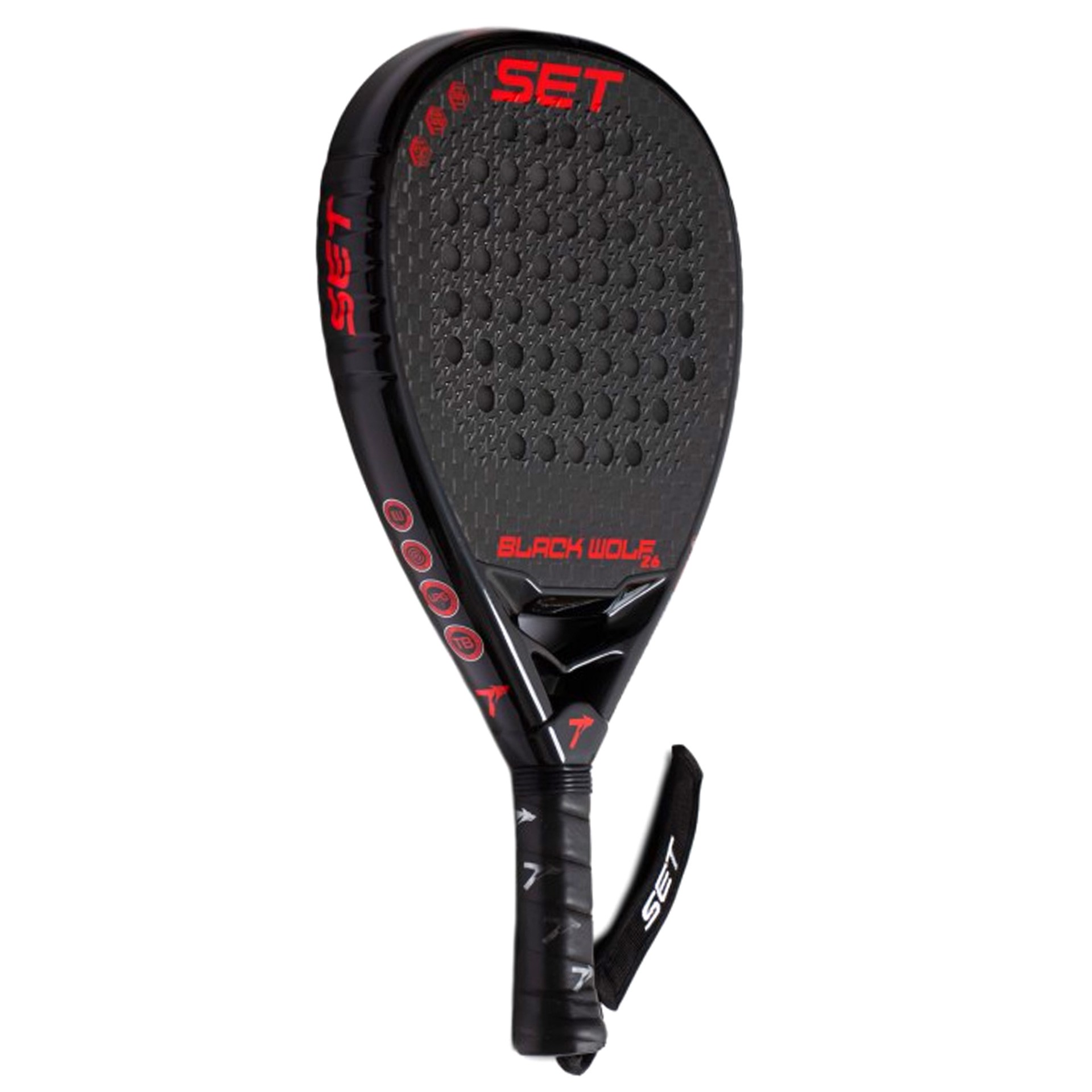 pala de pádel set black wolf 2 PALA DE PÁDEL SET BLACK WOLF