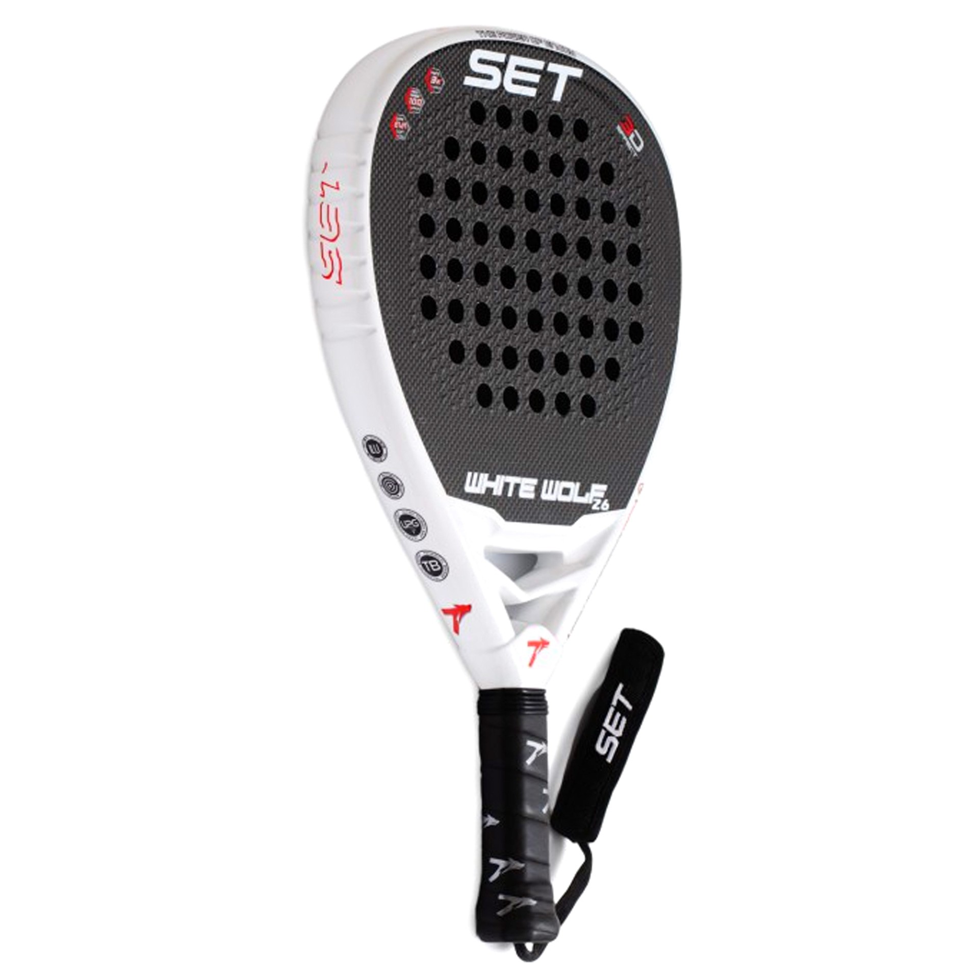 pala de pádel set white wolf 2 PALA DE PÁDEL SET WHITE WOLF