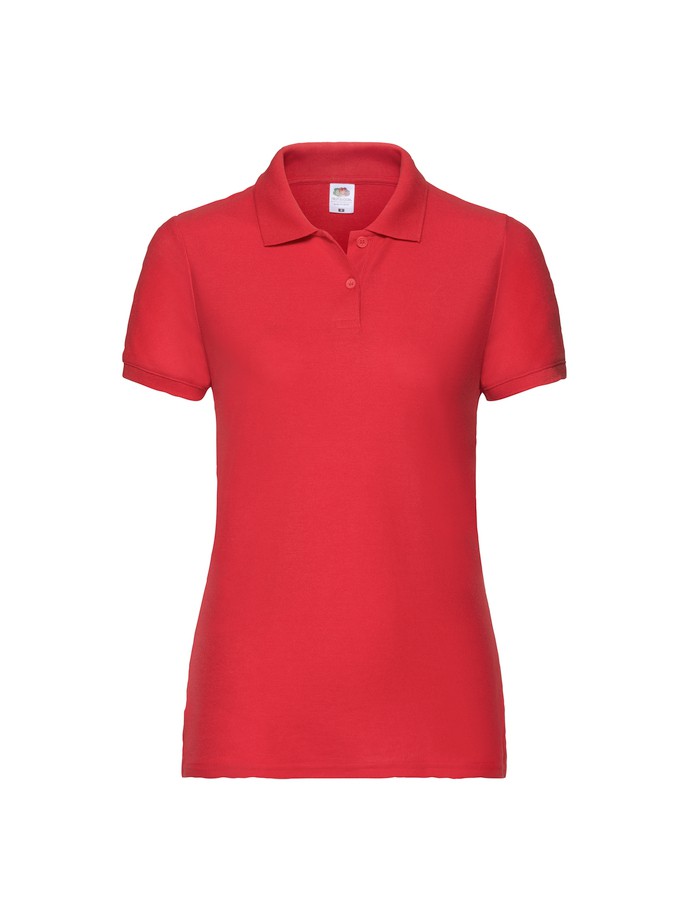 polo fruit of the loom 65/35 mujer rojo 2 POLO FRUIT OF THE LOOM 65/35 MUJER