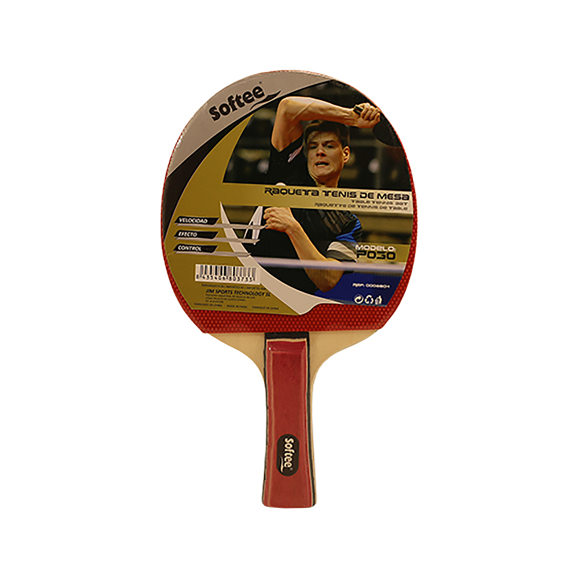 RAQUETA TENIS DE MESA SOFTEE P030