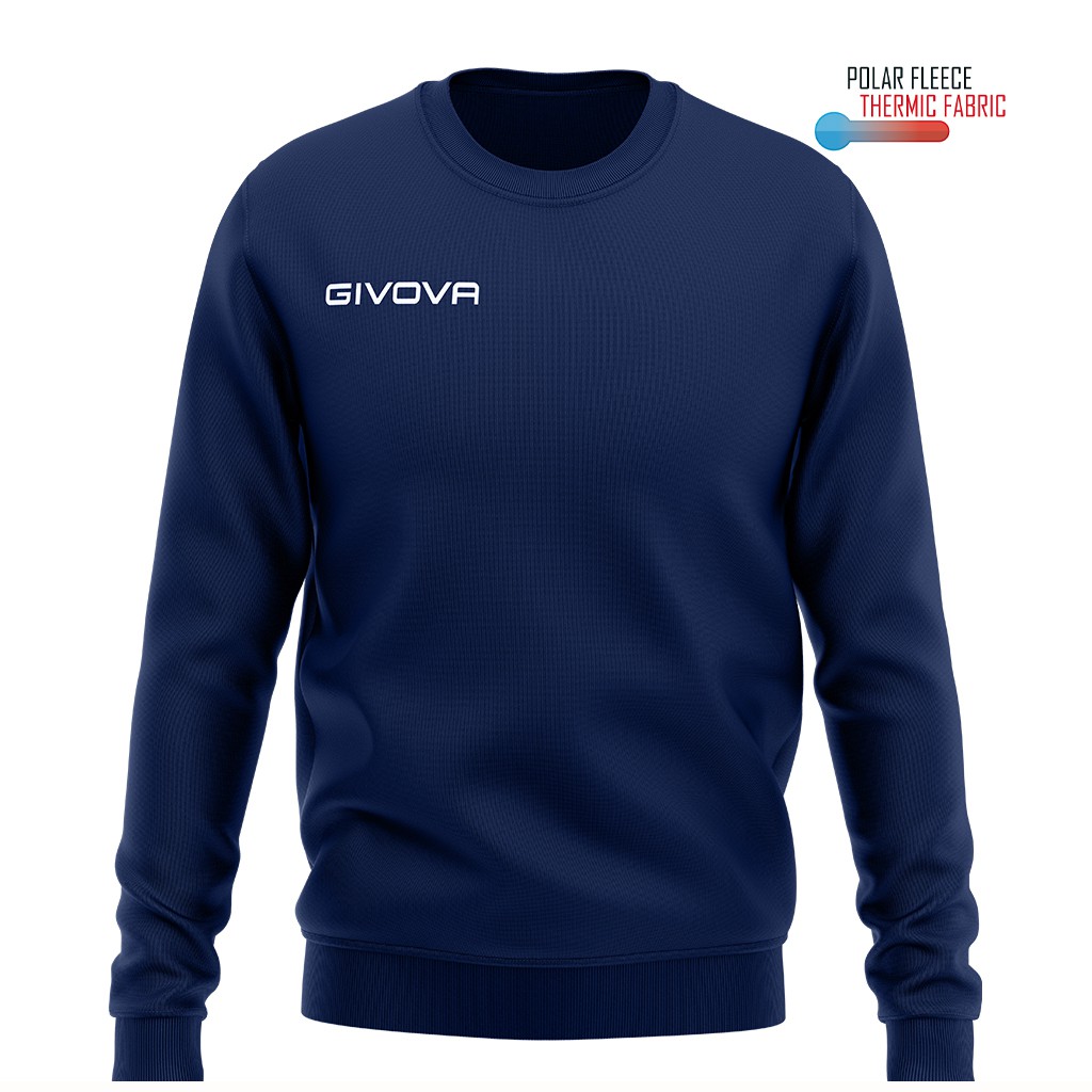 sudadera givova one cuello redondo marino SUDADERA GIVOVA ONE CUELLO REDONDO