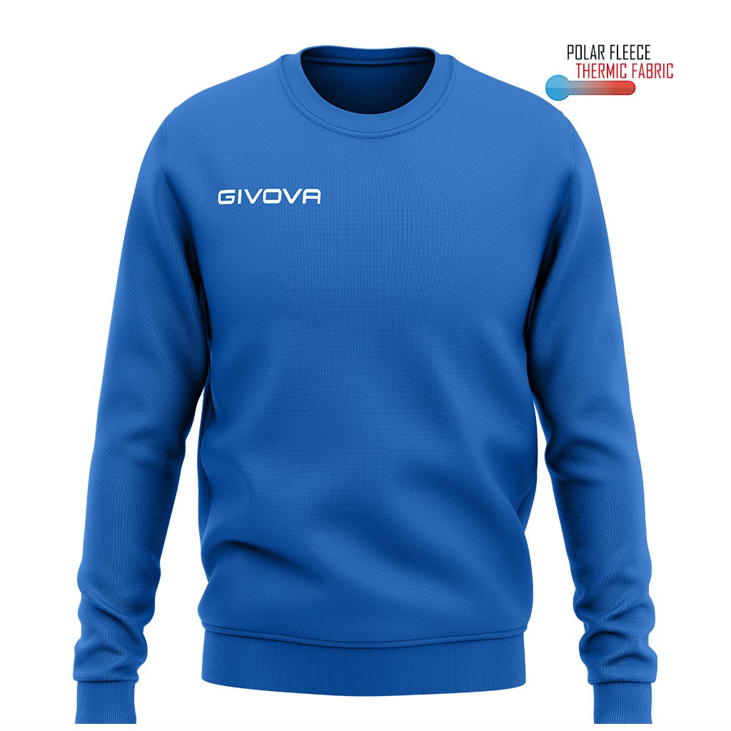 sudadera givova one cuello redondo royal SUDADERA GIVOVA ONE CUELLO REDONDO