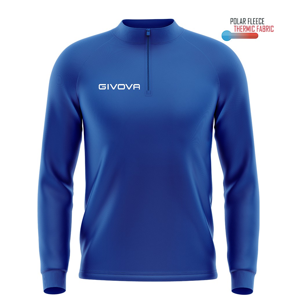 sudadera givova tecnica 500 media cremallera royal SUDADERA GIVOVA TECNICA 500 MEDIA CREMALLERA