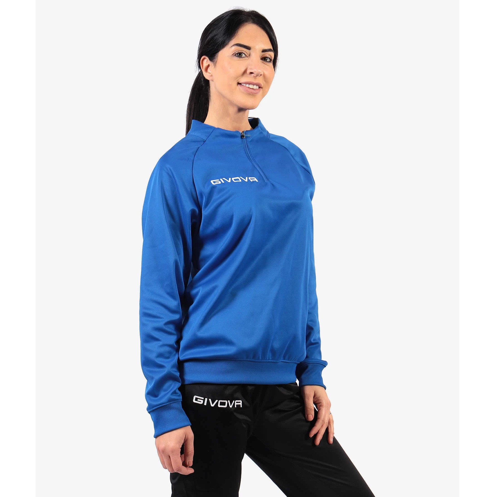 sudadera givova tecnica 500 media cremallera royal 1 SUDADERA GIVOVA TECNICA 500 MEDIA CREMALLERA