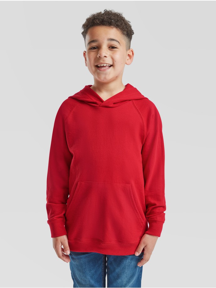 SUDADERA INFANTIL FRUIT OF THE LOOM LIGHTWEIGHT HOODED SWEAT