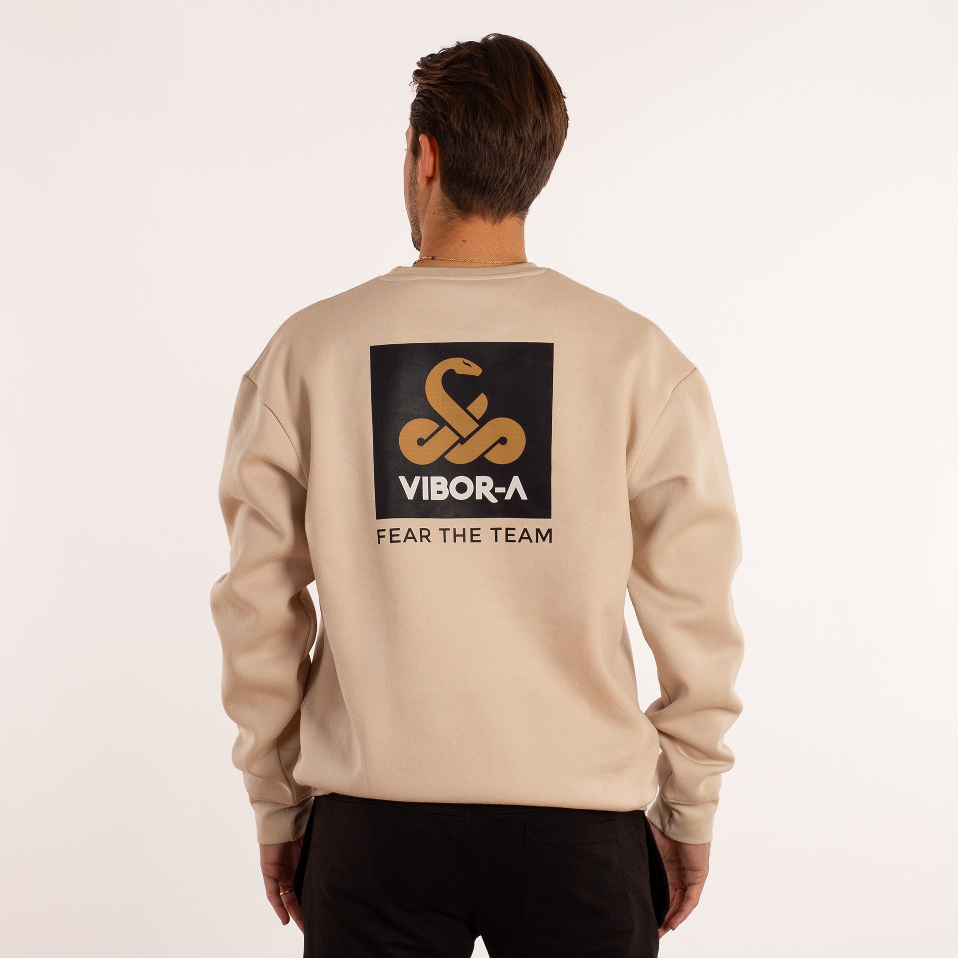 sudadera vibor-a cascabel beige SUDADERA VIBOR-A CASCABEL