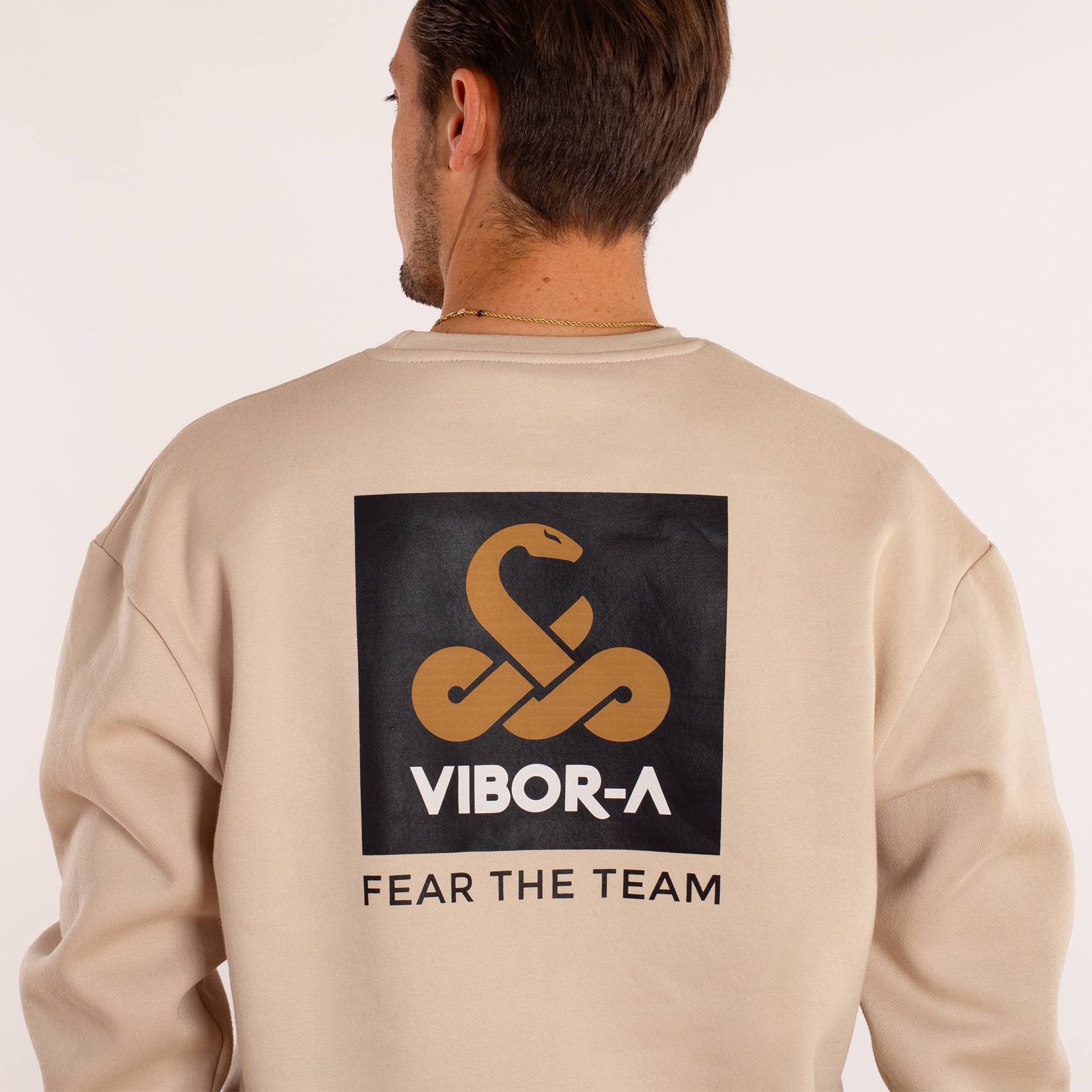 sudadera vibor-a cascabel beige 3 SUDADERA VIBOR-A CASCABEL