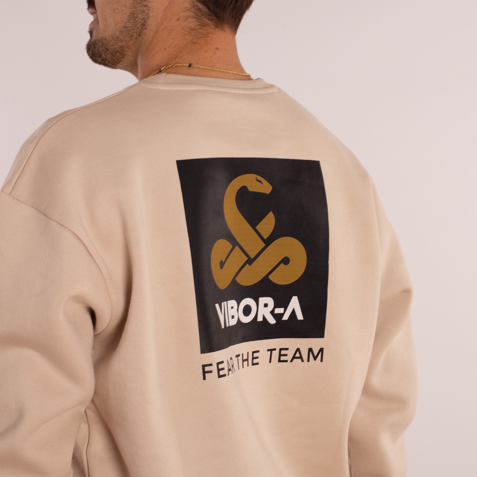 sudadera vibor-a cascabel beige 4 SUDADERA VIBOR-A CASCABEL