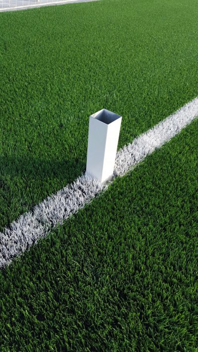 juego porterías aluminio fútbol 11 120x100 mm fijas 3 JUEGO PORTERÍAS ALUMINIO FÚTBOL 11 120X100 MM FIJAS