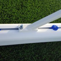 juego porterías aluminio fútbol 11 120x100 mm fijas 4 JUEGO PORTERÍAS ALUMINIO FÚTBOL 11 120X100 MM FIJAS