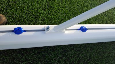 juego porterías aluminio fútbol 11 120x100 mm fijas 4 JUEGO PORTERÍAS ALUMINIO FÚTBOL 11 120X100 MM FIJAS