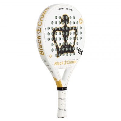 pala de pádel black crown piton white 2 PALA DE PÁDEL BLACK CROWN PITON WHITE