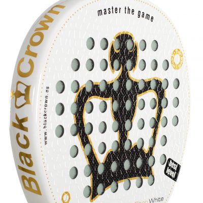 pala de pádel black crown piton white 3 PALA DE PÁDEL BLACK CROWN PITON WHITE