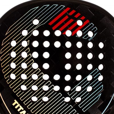 PALA PÁDEL VIBOR-A TITAN 15K BLACK TWILL