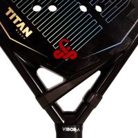 PALA PÁDEL VIBOR-A TITAN 15K BLACK TWILL