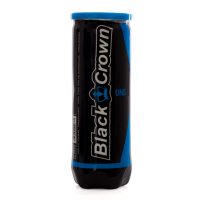 bote de 3 pelotas de pádel black crown one 9 BOTE DE 3 PELOTAS DE PÁDEL BLACK CROWN ONE