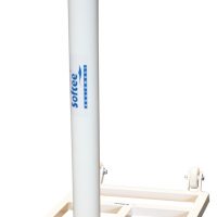 JUEGO POSTES TENIS TRASLADABLES ALUMINIO Ø 90MM