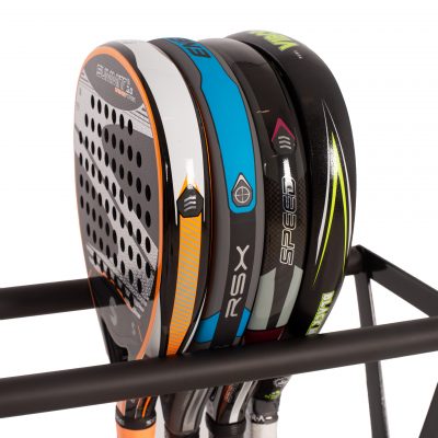 soporte para palas de pádel/tenis/bádminton 8 SOPORTE PARA PALAS DE PÁDEL/TENIS/BÁDMINTON